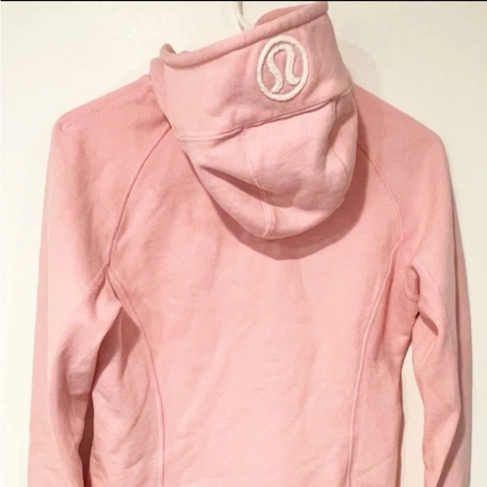 Lululemon light pink scuba full zip scuba hoodie